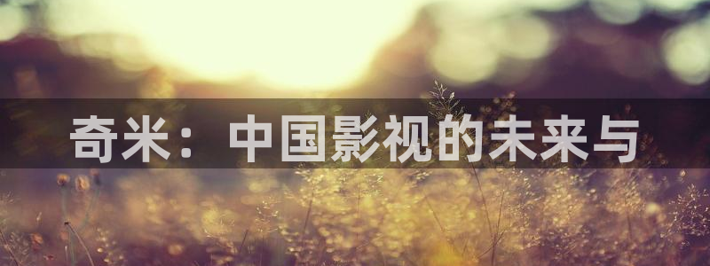 91丝瓜视频.：奇米：中国影视的未来与