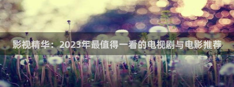 丝瓜视频网站在线观看：影视精华：2023年最值得一看的电视剧与电影推荐